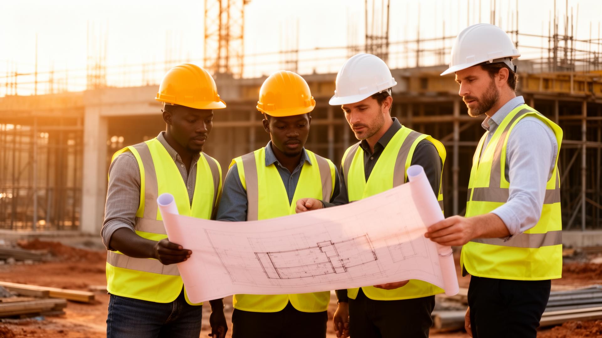 Engineers on site
